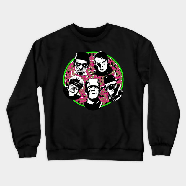 Monster Mash Crewneck Sweatshirt by LarsBeelzebub